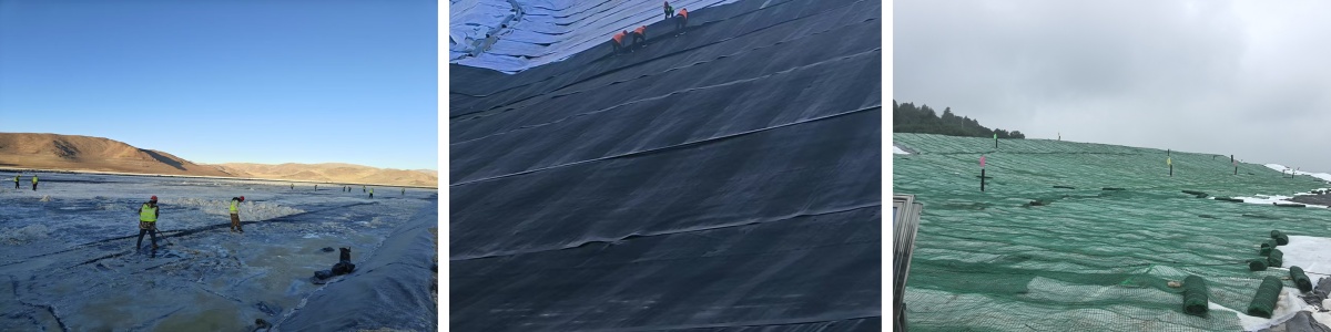 Nitrogen-Textured HDPE Geomembrane