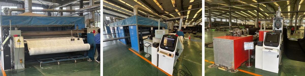 Géomembrane composite géotextile non tissé