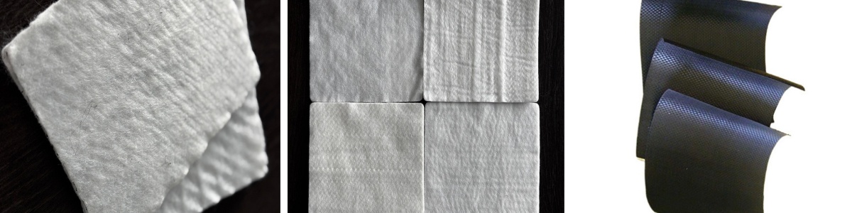 Geotextil no tejido ligero de 100 g/m²