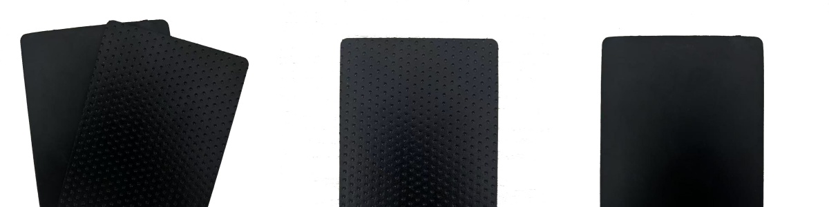 Rutschfeste 1,5 mm HDPE-Geomembran mit Punkten Rutschfeste 1,5 mm HDPE-Geomembran mit Punkten