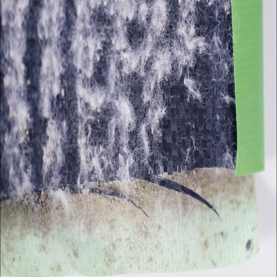 Landfill Cap Bentonite Liner with Geotextile