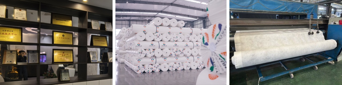 500g/m² PET Filament Needlepunched Non-Woven Geotextile