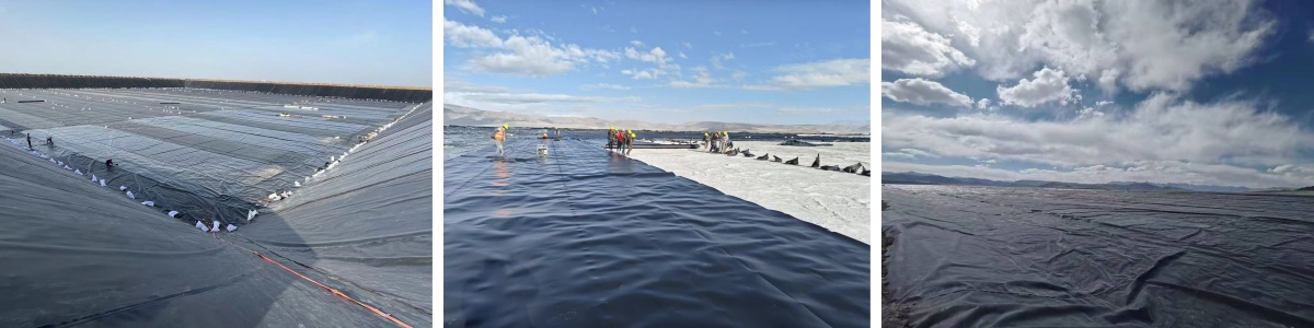 LLDPE Geomembrane Dam Liners 1.5 mm