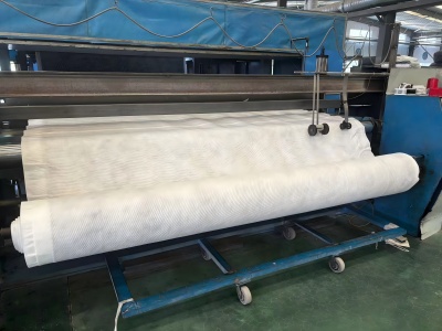 Tejido filtrante geotextil no tejido para vertederos