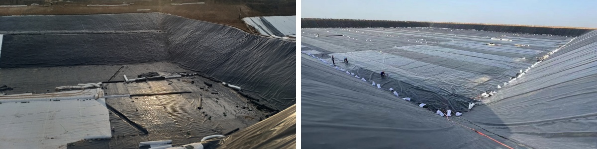 Géomembrane flexible LLDPE de 0,75 mm