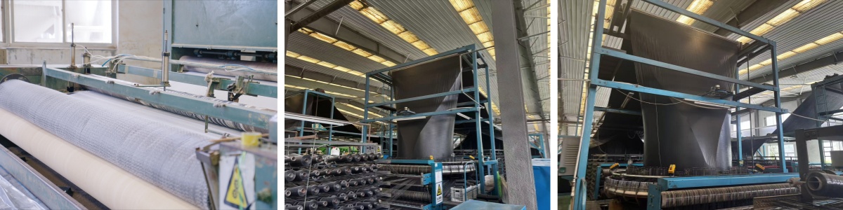 Géomembrane HDPE blanche à double surface lisse 1,5 mm