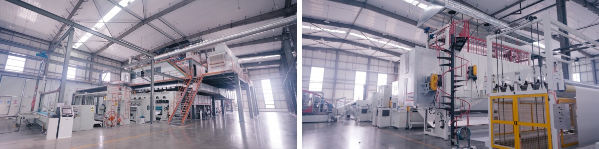 Tapis de bentonite renforcé recouvert de géomembrane