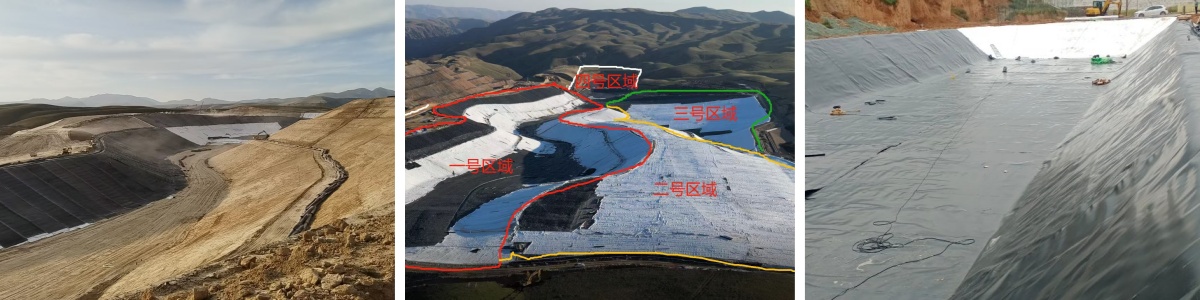 Géomembrane en PEHD texturée par points