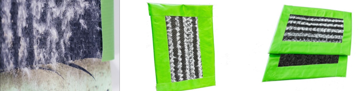 Landfill Cap Bentonite Liner with Geotextile