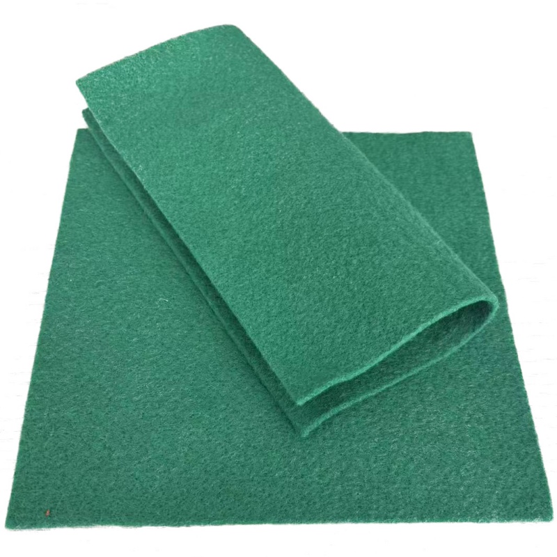 100 г/м² Зеленый коротковолокнистый нетканый геотекстиль