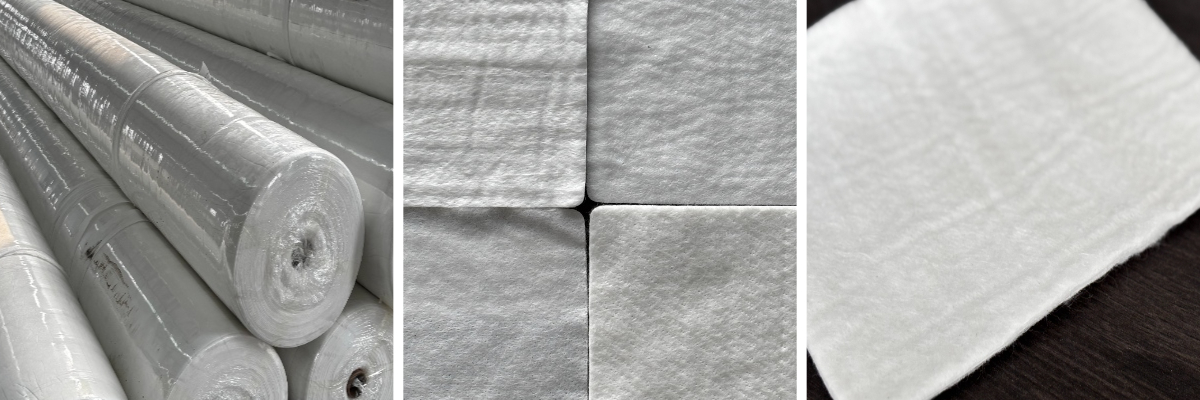 Полиэфирное волокно ненабивное геотекстильное материал