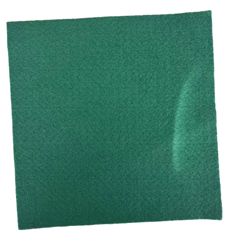 100 г/м² Зеленый коротковолокнистый нетканый геотекстиль