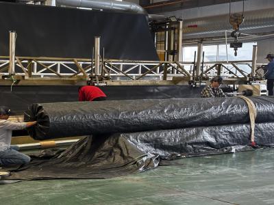 Geomembran-Auskleidung aus Polyethylen hoher Dichte (HDPE)