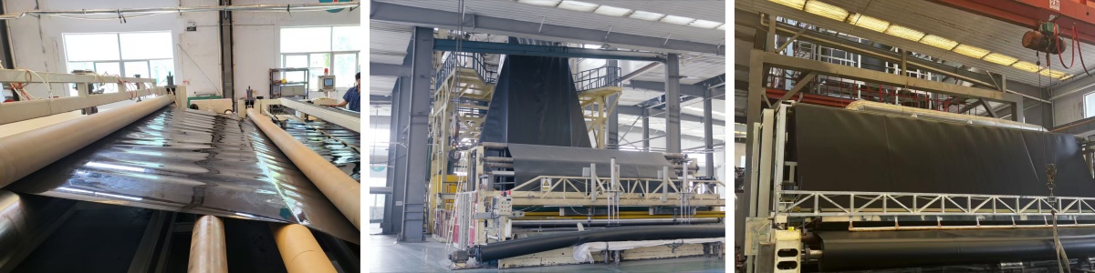 Nitrogen-Textured HDPE Geomembrane