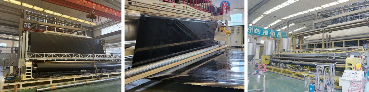 Revestimiento de geomembrana impermeable de HDPE de 0,75 mm