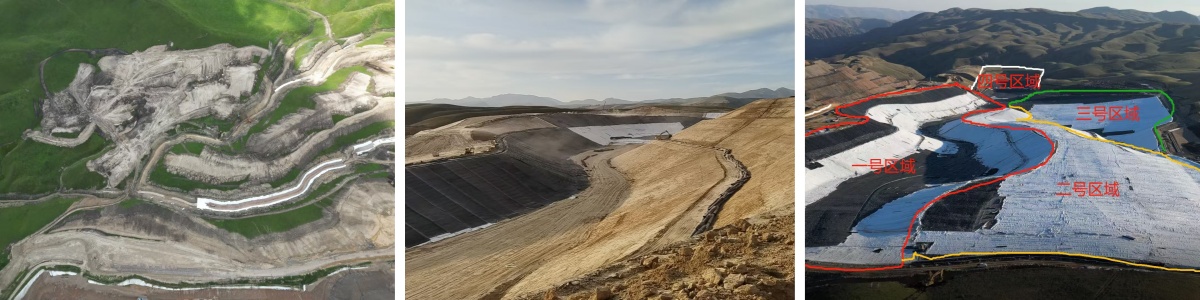 Geomembrana de HDPE de doble superficie rugosa de 1,0 mm