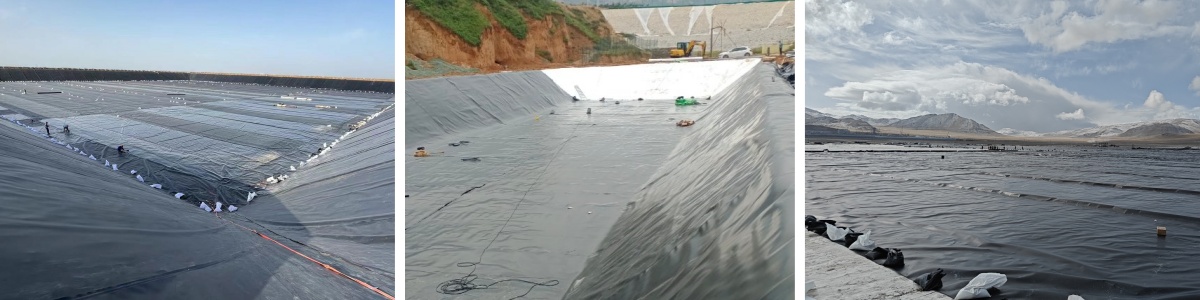 Nitrogen-Textured HDPE Geomembrane