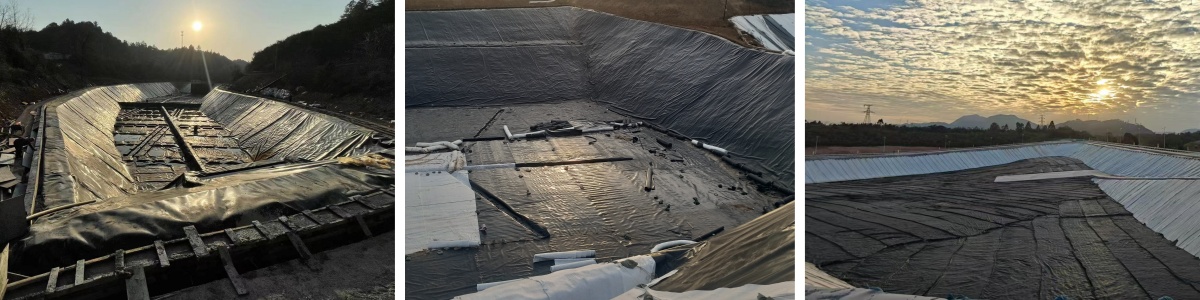 Panneau de drainage géocomposite en plastique PEHD