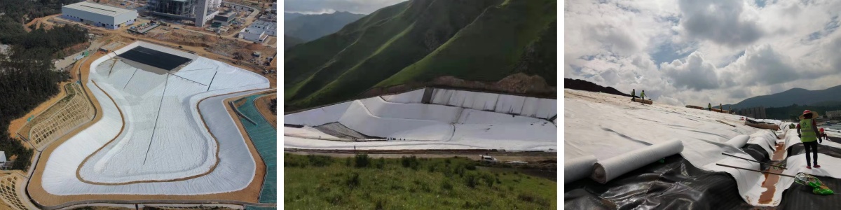 Geomembrana compuesta antifiltraciones