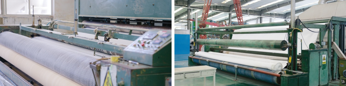 Gründach-Entwässerung Geotextil